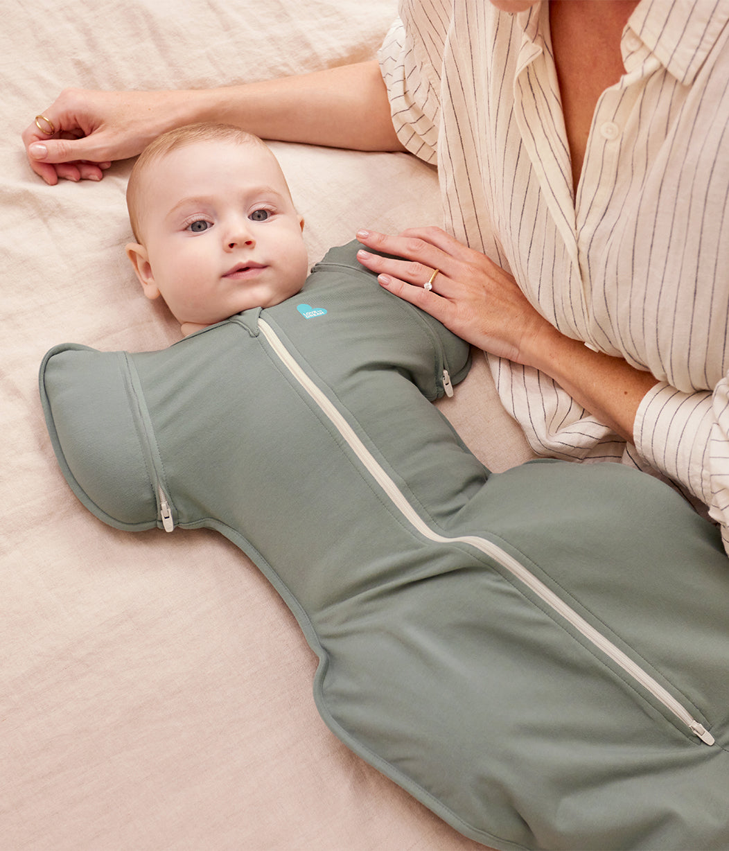 Swaddle Up™ Übergangspucksack 1.0 TOG Baumwolle Tiefes Oliv