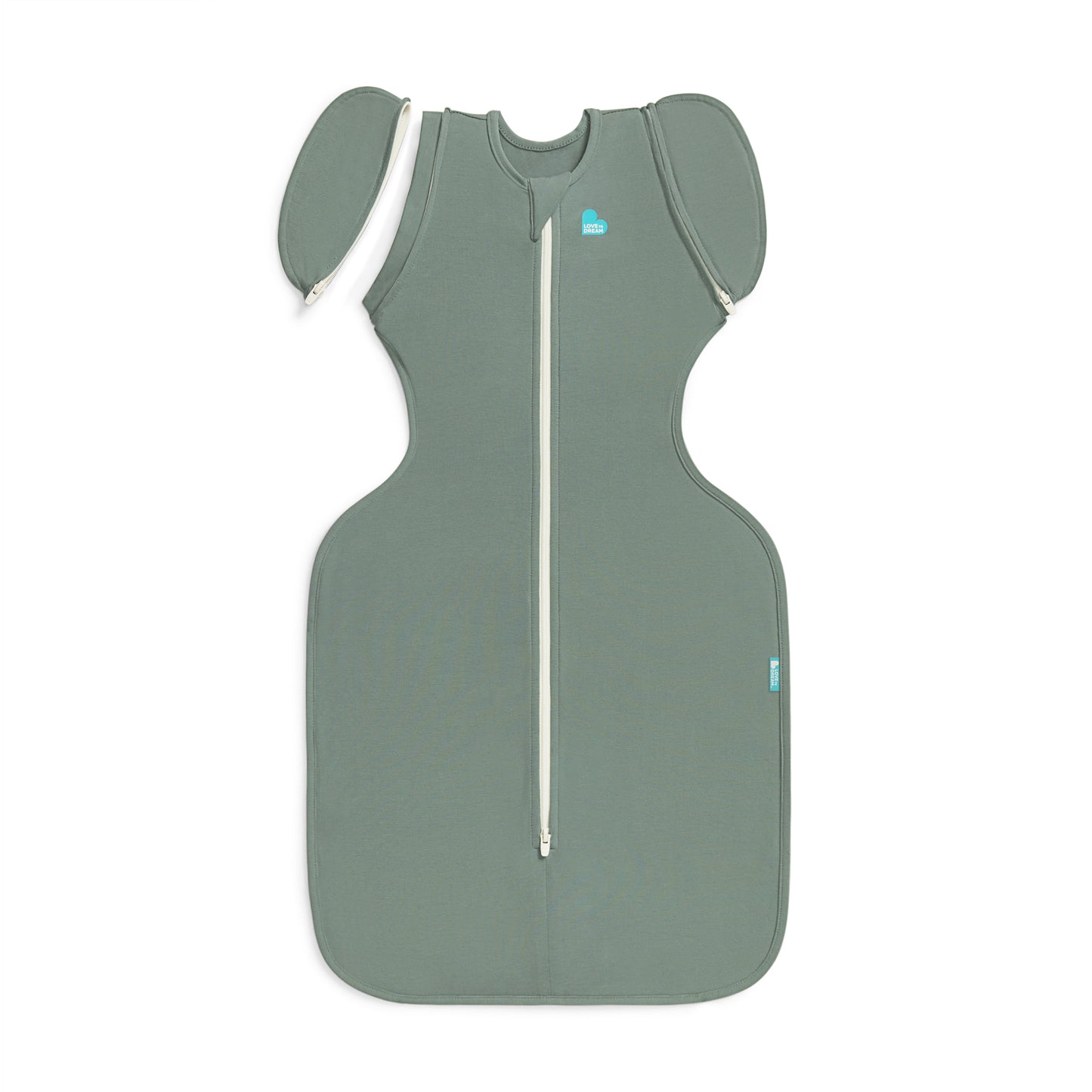 Swaddle Up™ Übergangspucksack 1.0 TOG Baumwolle Tiefes Oliv