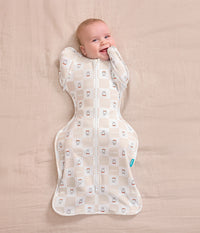 Swaddle Up™ 2-in-1 Übergangspucksack 1.0 TOG Baumwolle Birke Miffy Karomuster