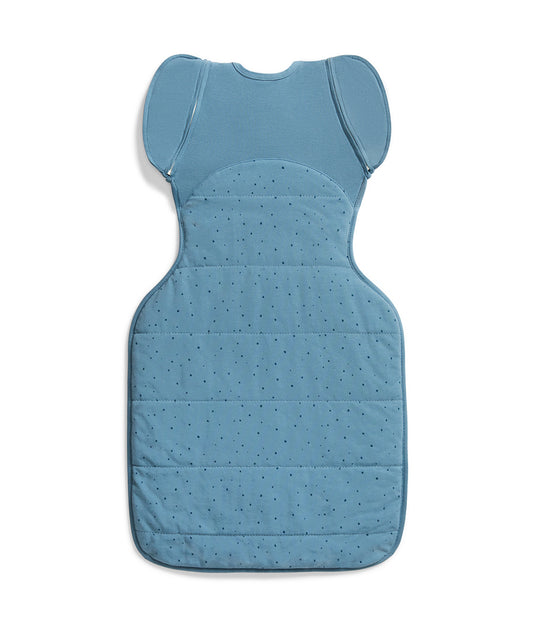 Swaddle Up™ Sacco Nanna Transizione 2-in-1 2.5 TOG Cotone Blu Tempesta Sassolini