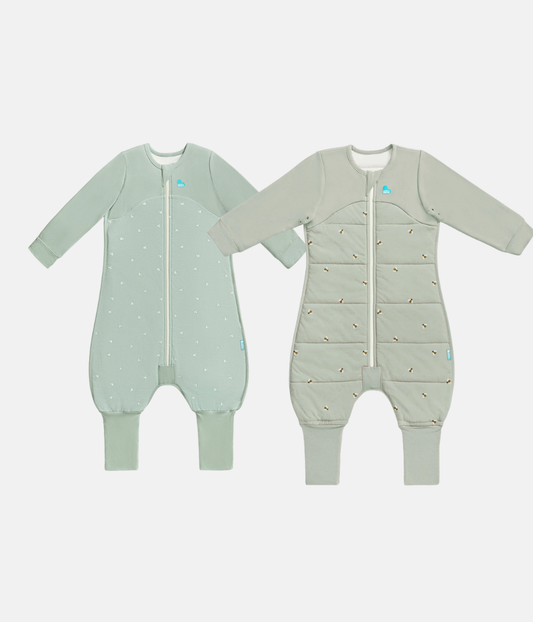 Sleep Suit Bundle | 1.5 | 2.5 TOG | Olive Twigs | Olive Bees