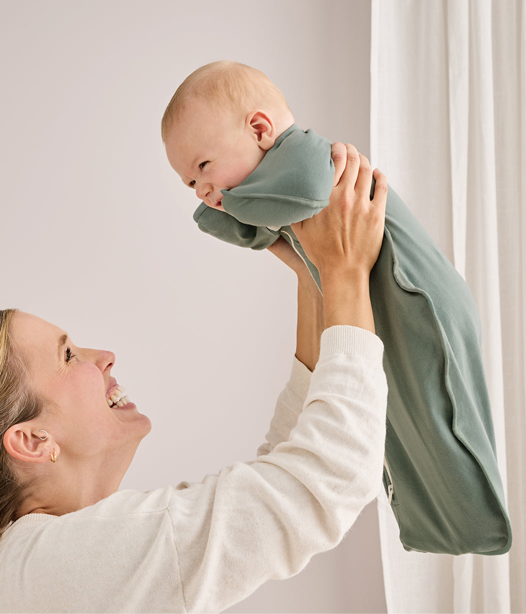 Swaddle Up™ Pucksack 1.0 TOG Baumwolle Tiefes Oliv