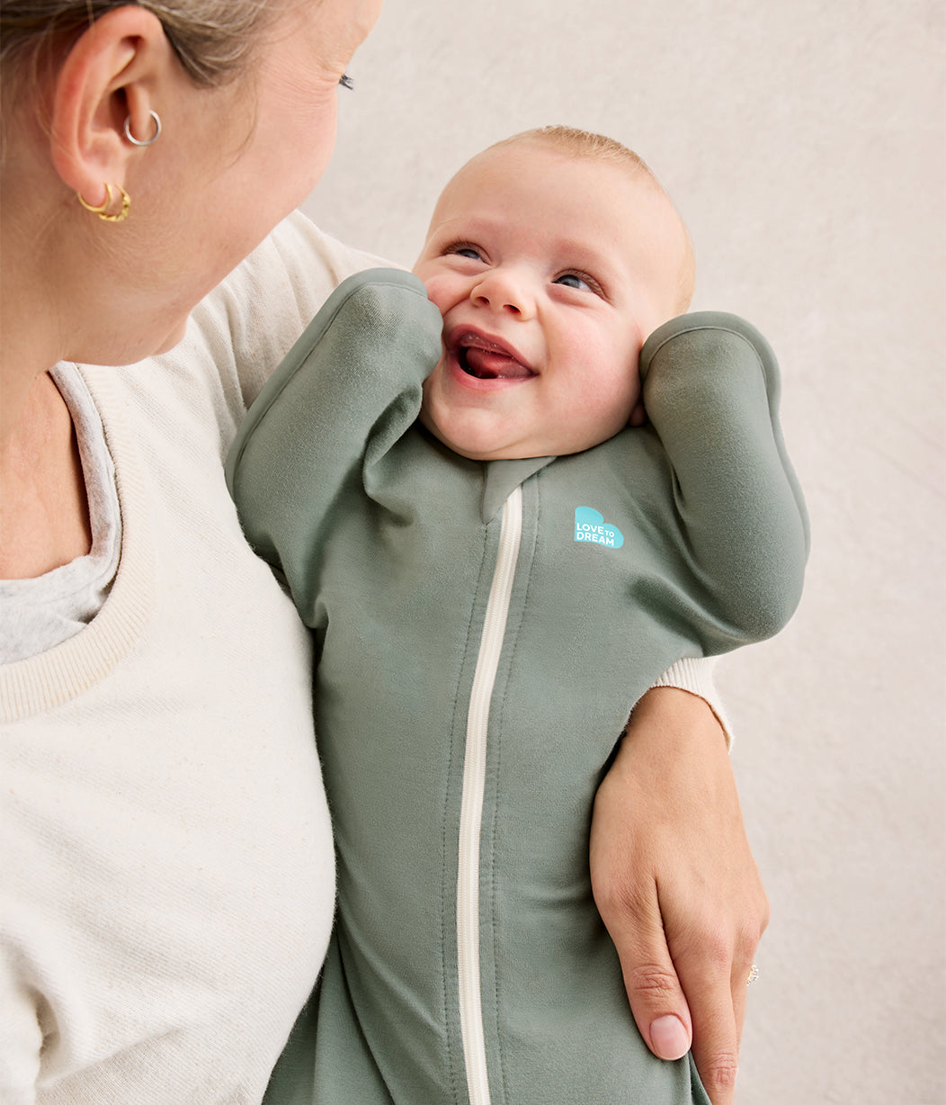 Swaddle Up™ Pucksack 1.0 TOG Baumwolle Tiefes Oliv