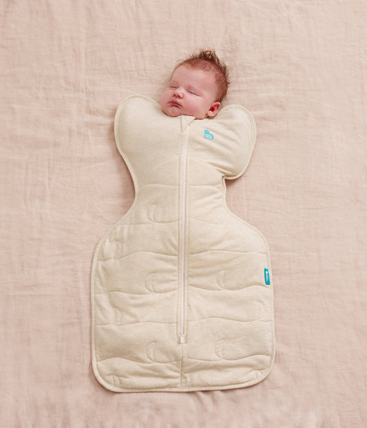 Swaddle Up™ Swaddle Bag 3,5 TOG Cotone Naturale Marl Trapuntato Luna