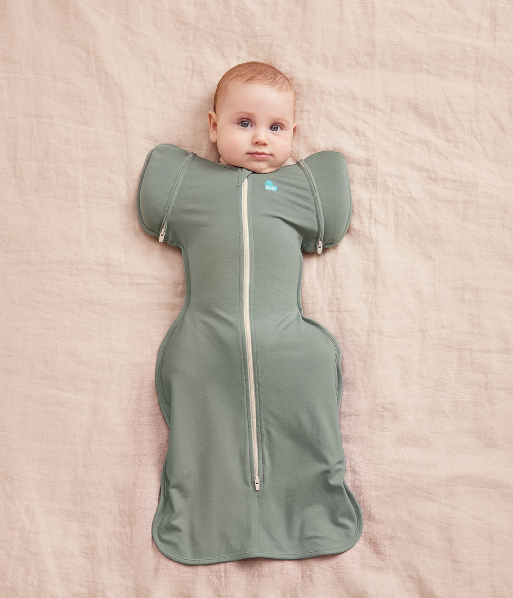 Swaddle Up™ Übergangspucksack 1.0 TOG Baumwolle Tiefes Oliv