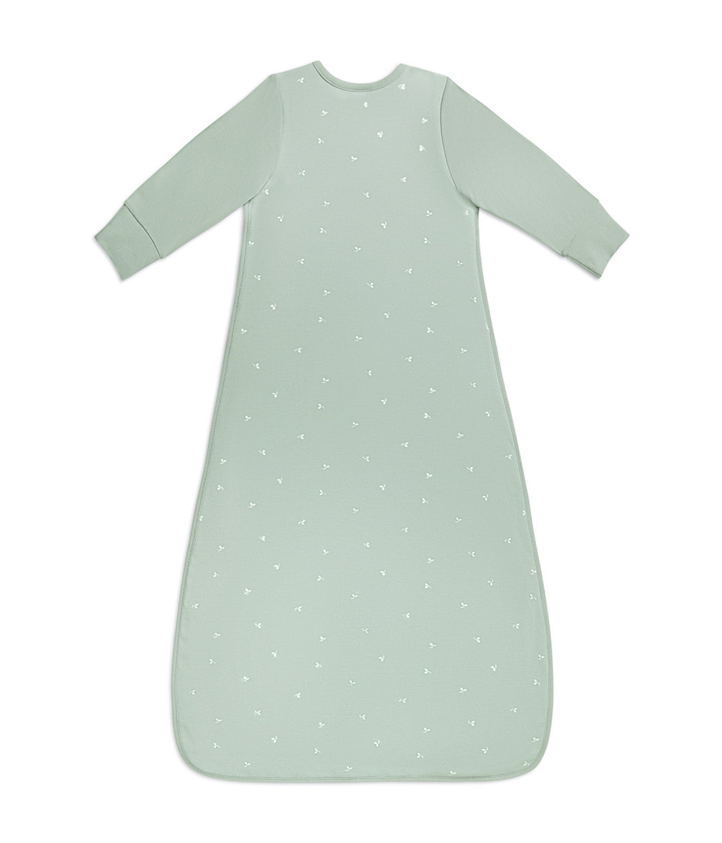 Sleep Bag Long Sleeve 1.5 TOG Cotton Olive Twigs